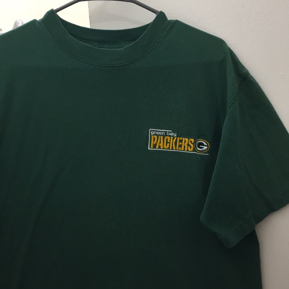 NFL (Green Bay Packers)-Vintage Green Majestic Tee - Picture 1 of 8